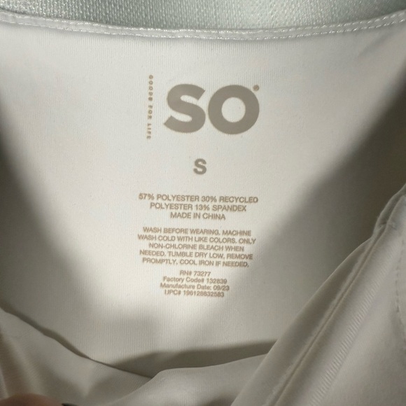 SO White Corset Sleeveless Bodysuit Small - Picture 3 of 6